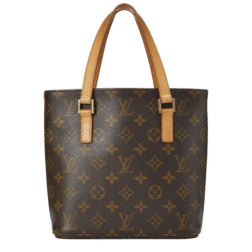 Louis Vuitton Brown Monogram Coated Canvas & Vachetta Leather Vavin Pm